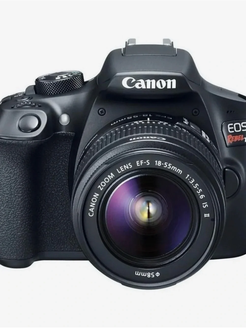 Canon Rebel 7 DSLR Camera + 2 Lenses